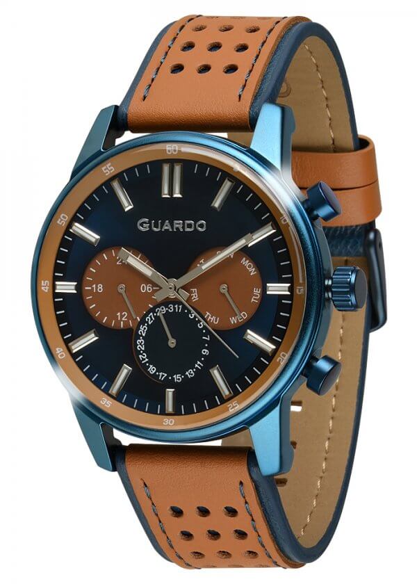Zegarek Guardo 007576-4 Niebieski