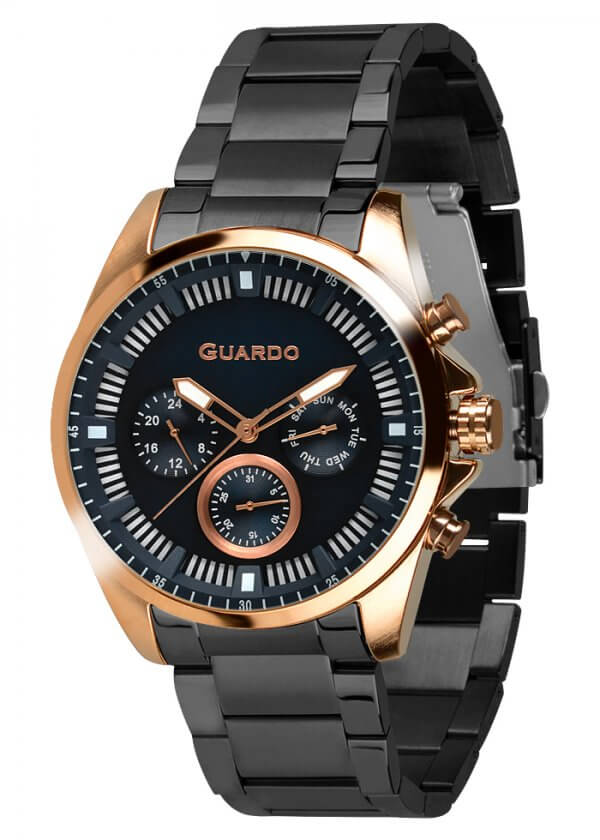 Zegarek Guardo 011123-3 Różowe Złoto