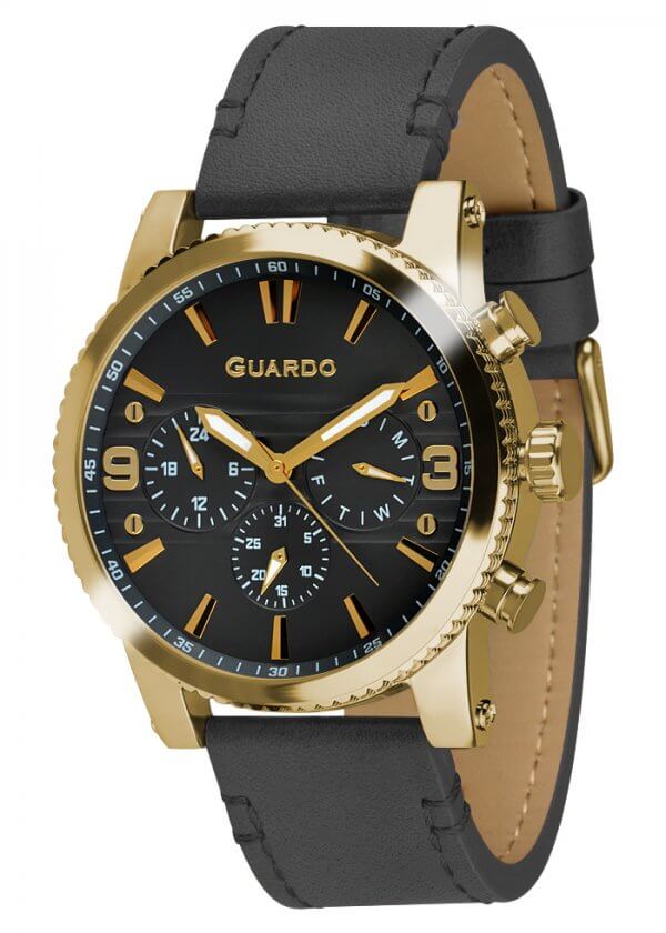 Zegarek Guardo 011401-4 Złoty