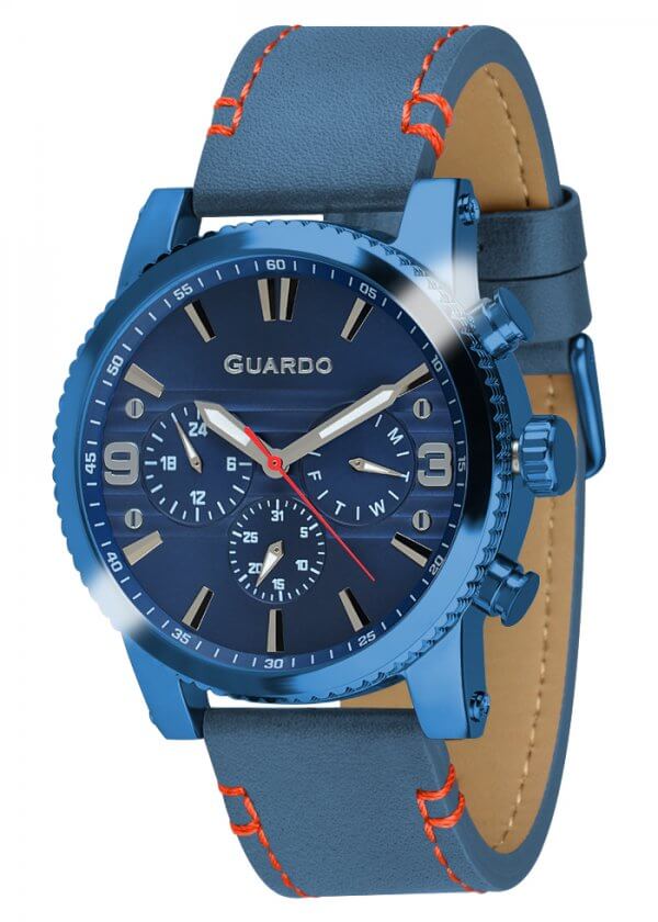 Zegarek Guardo 011401-6 Niebieski