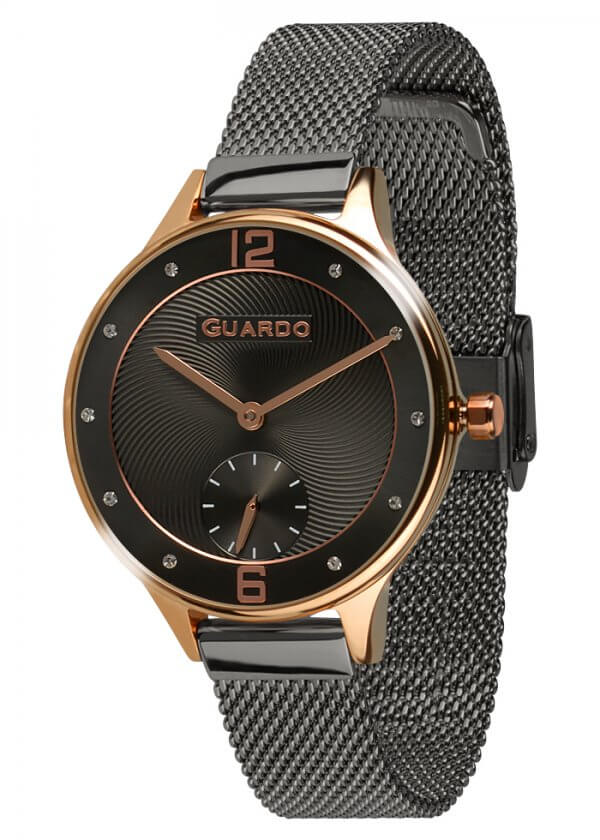 Zegarek Guardo 011636(1)-5 Różowe Złoto