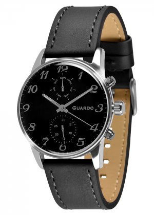 Zegarek Guardo 012009(3)-1 Srebrny