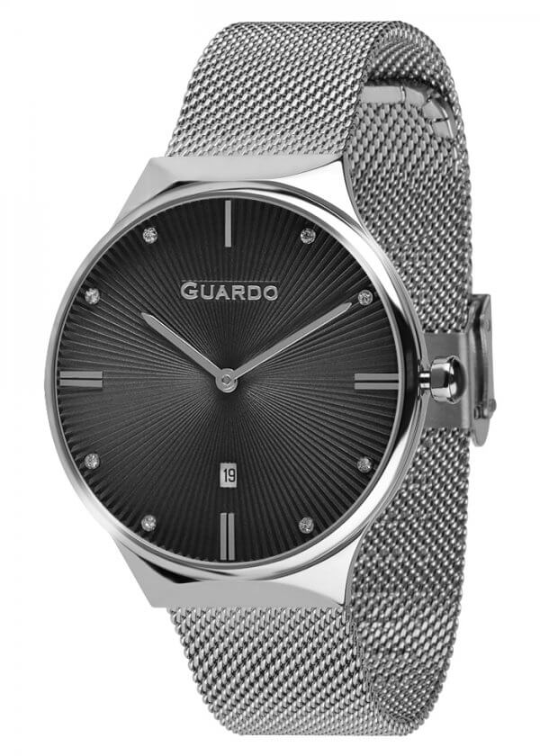 Zegarek Guardo 012473(1)-1 Srebrny