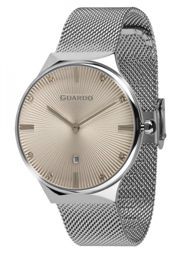 Zegarek Guardo 012473(1)-3 Srebrny