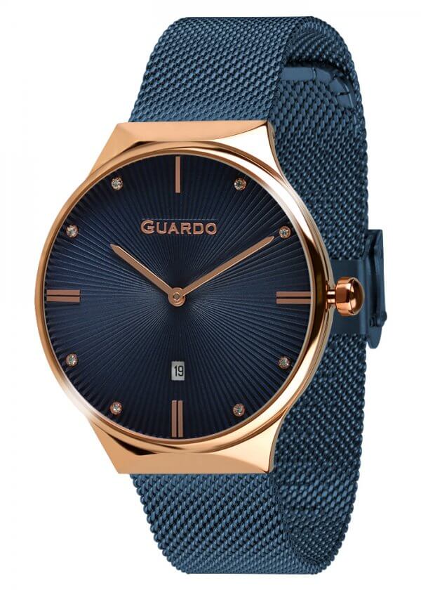 Zegarek Guardo 012473(1)-6 Różowe Złoto