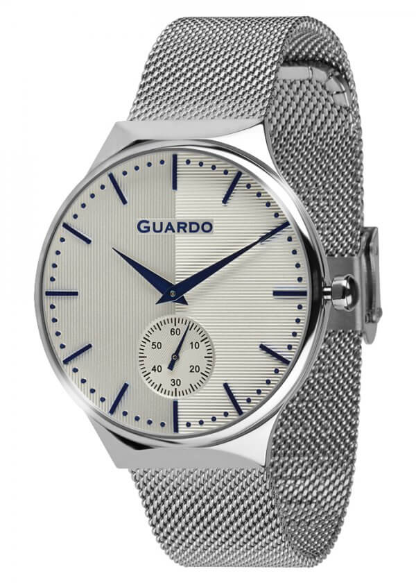 Zegarek Guardo 012473(2)-2 Srebrny