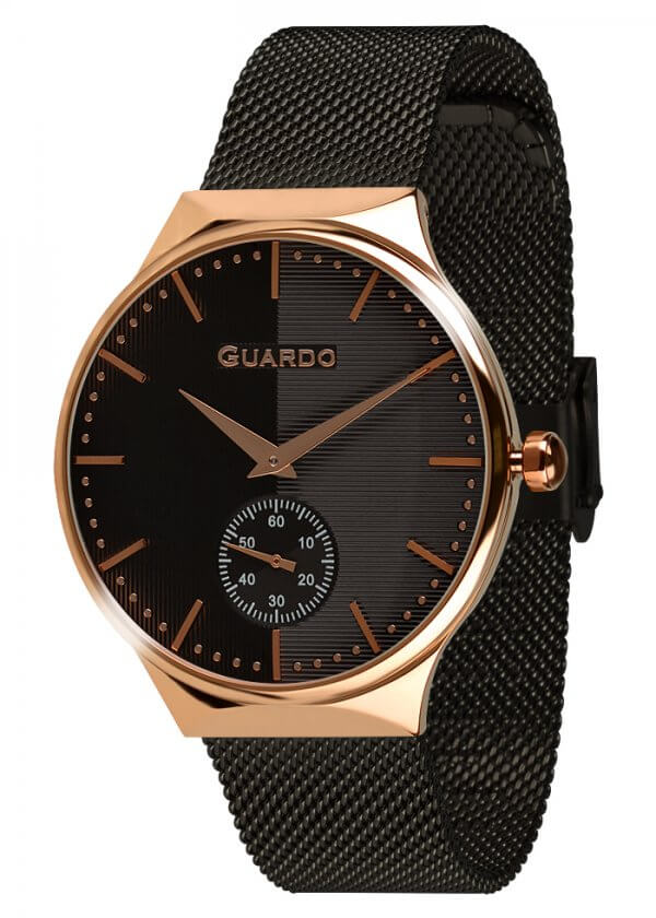 Zegarek Guardo 012473(2)-5 Różowe Złoto