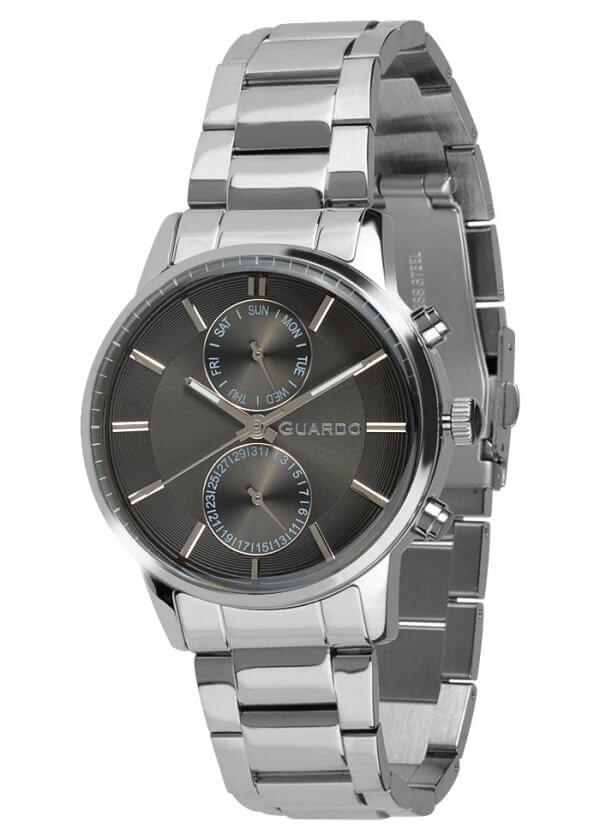 Zegarek Guardo B01068-2 Srebrny