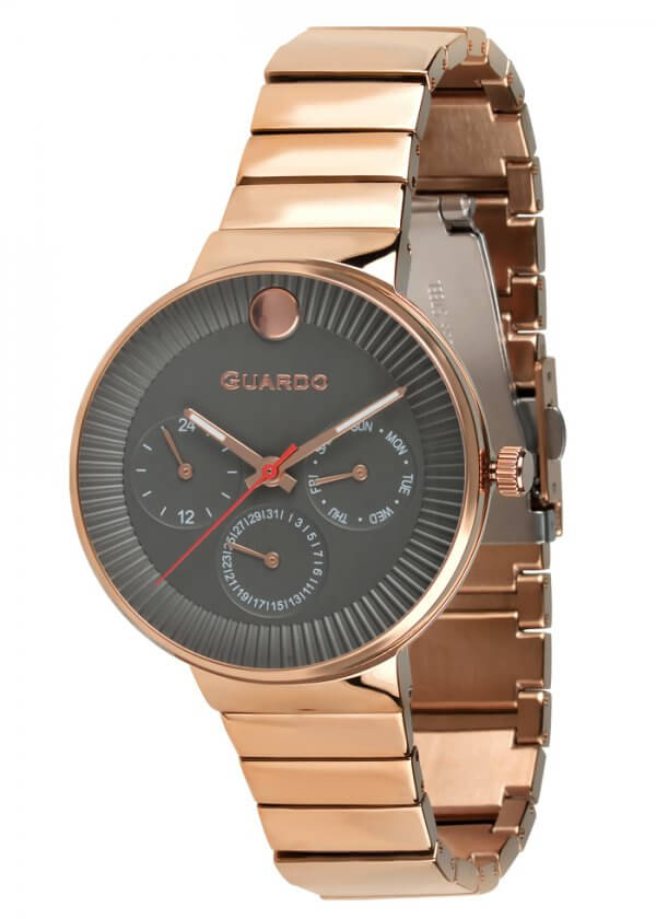 Zegarek Guardo B01400(1)-4 Różowe Złoto