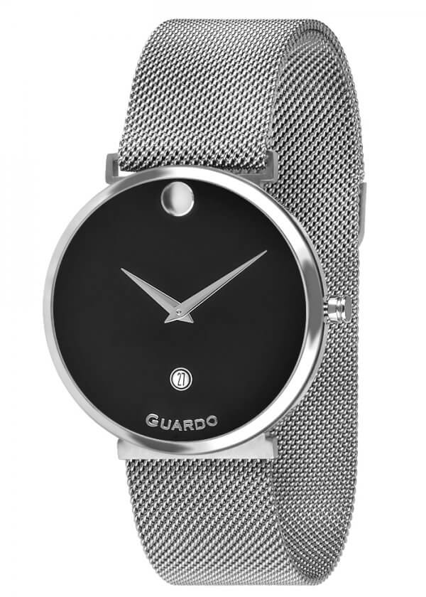Zegarek Guardo B01402-1 Srebrny