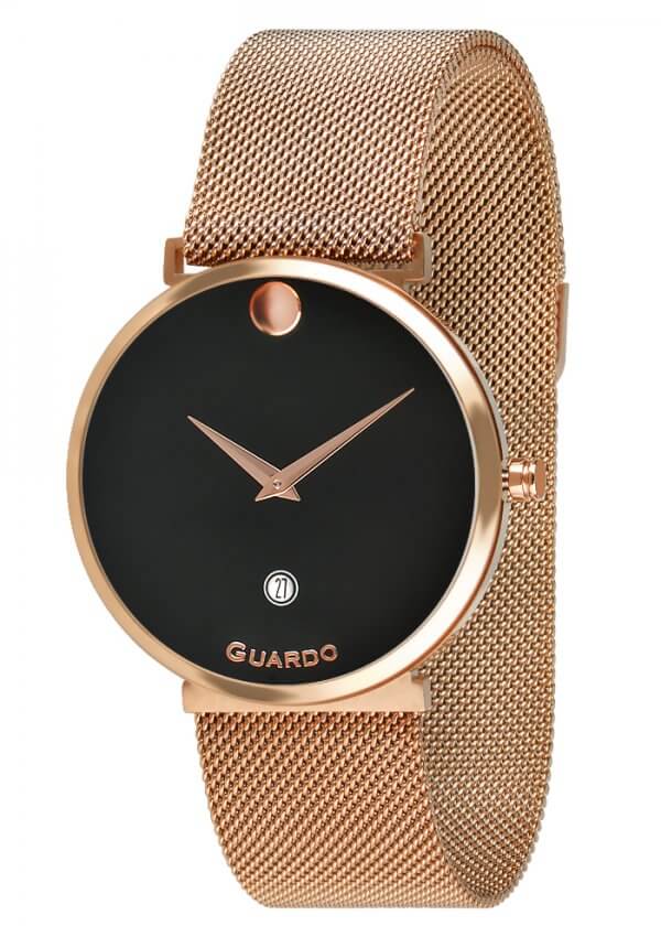 Zegarek Guardo B01402-5 Różowe Złoto