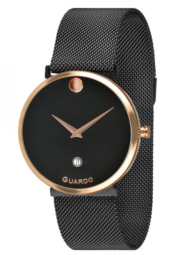 Zegarek Guardo B01402-6 Różowe Złoto