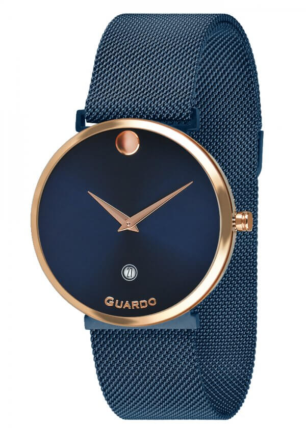 Zegarek Guardo B01402-7 Różowe Złoto