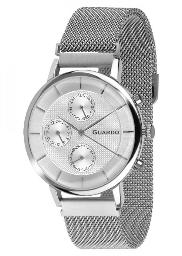 Zegarek Guardo 012015-2 NA BRANSOLECIE MESH. Kolekcja Męska