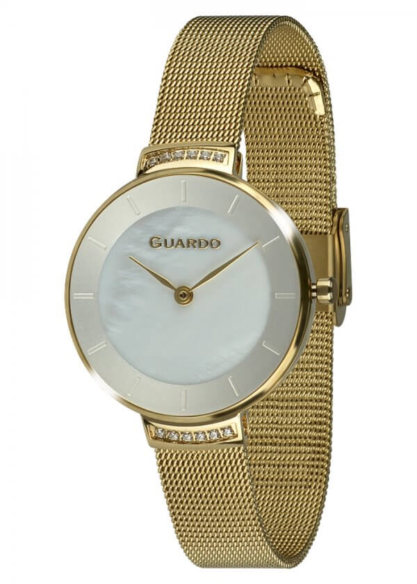 Zegarek Guardo 012439-4 NA BRANSOLECIE MESH. Kolekcja Damska