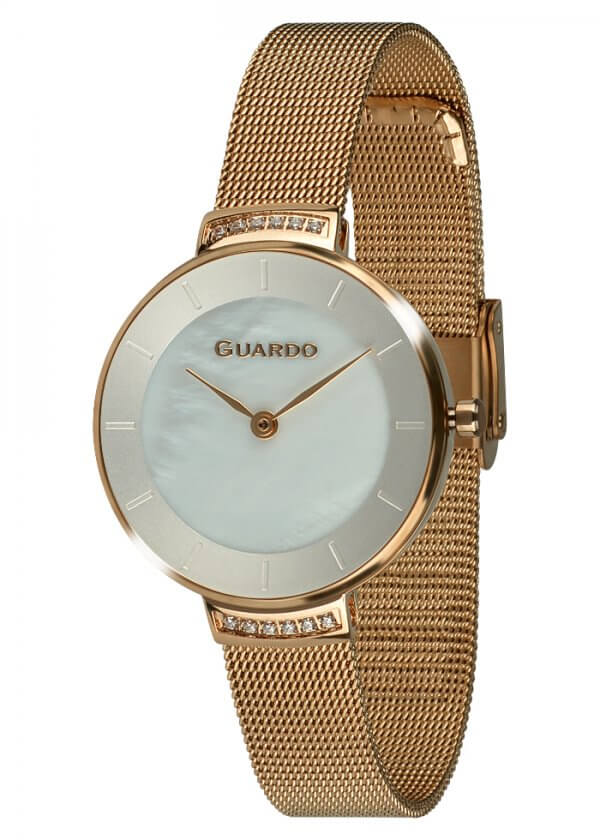 Zegarek Guardo 012439-5 NA BRANSOLECIE MESH. Kolekcja Damska