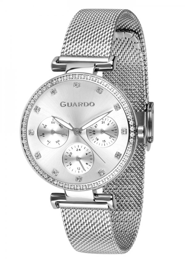 Zegarek Guardo B01652-2 NA BRANSOLECIE MESH. Kolekcja Damska