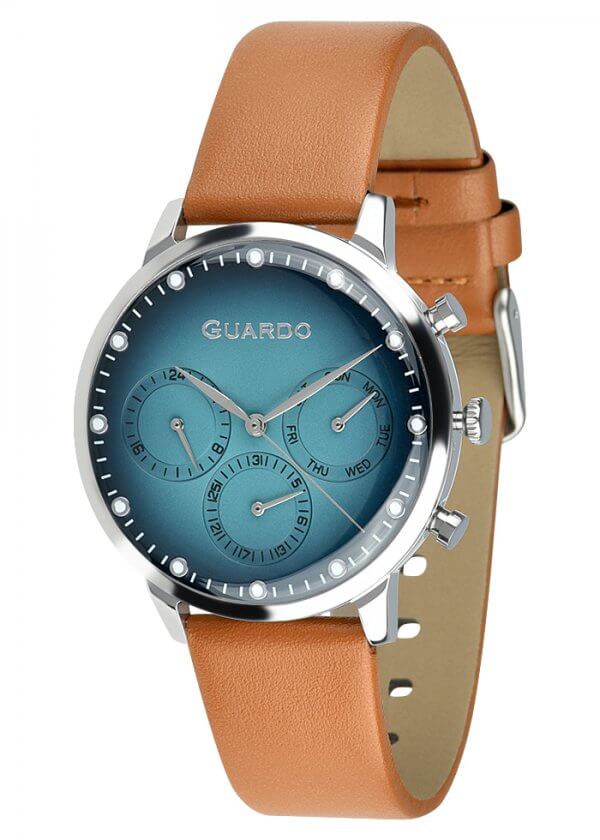 Zegarek Męski Guardo Premium 012430-3 na pasku