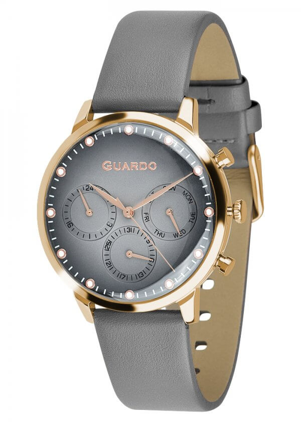 Zegarek Męski Guardo Premium 012430-4 na pasku