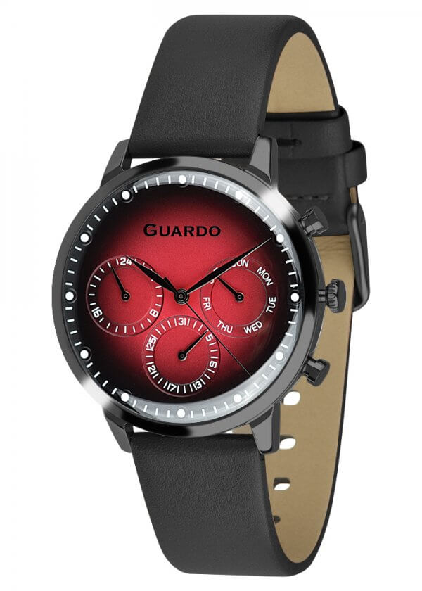 Zegarek Męski Guardo Premium 012430-5 na pasku