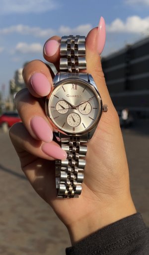 Damski zegarek na bransolecie Guardo 012711-5